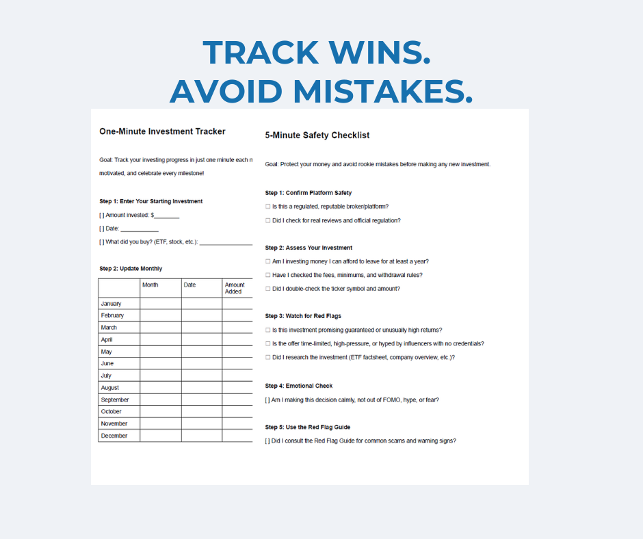 First Investment Fast-Track Kit: Go from Confused to Confident Investor in 60 Minutes